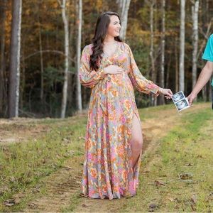 Beautiful maxi dress long sleeve